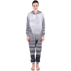 Steps To Success Follow Hooded Jumpsuit (ladies)  by FrontlineS