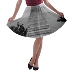 Steps To Success Follow A-line Skater Skirt by FrontlineS