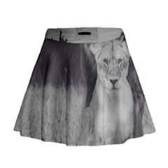 King And Queen Of The Jungle Design  Mini Flare Skirt