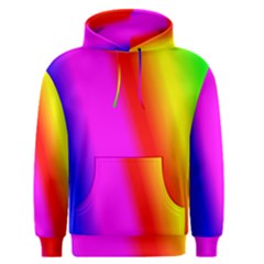 Multi Color Rainbow Background Men s Pullover Hoodie by Amaryn4rt