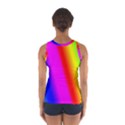 Multi Color Rainbow Background Women s Sport Tank Top  View2