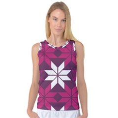 Pattern Background Texture Aztec Women s Basketball Tank Top