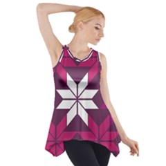 Pattern Background Texture Aztec Side Drop Tank Tunic by Amaryn4rt