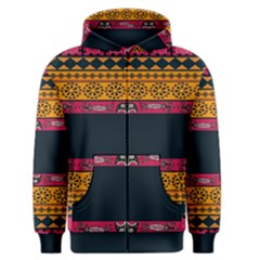 Pattern Ornaments Africa Safari Summer Graphic Men s Zipper Hoodie