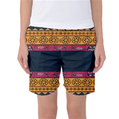 Pattern Ornaments Africa Safari Summer Graphic Women s Basketball Shorts by Amaryn4rt