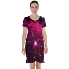 Pistol Star And Nebula Short Sleeve Nightdress