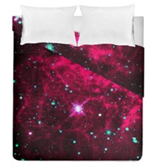 Pistol Star And Nebula Duvet Cover Double Side (queen Size)