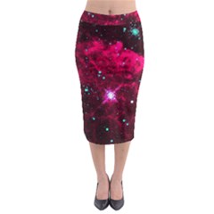 Pistol Star And Nebula Midi Pencil Skirt by Amaryn4rt