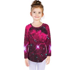 Pistol Star And Nebula Kids  Long Sleeve Tee