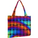 Rainbow Weaving Pattern Mini Tote Bag View2