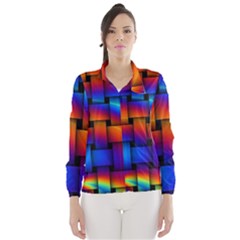 Rainbow Weaving Pattern Wind Breaker (women)