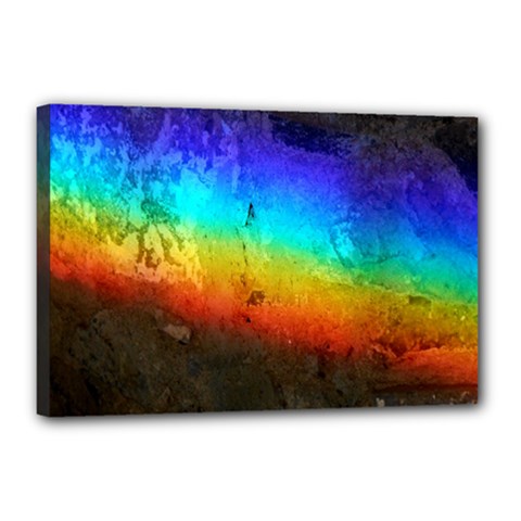 Rainbow Color Prism Colors Canvas 18  X 12 