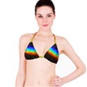 Rainbow Color Prism Colors Bikini Top View1