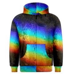 Rainbow Color Prism Colors Men s Zipper Hoodie by Amaryn4rt