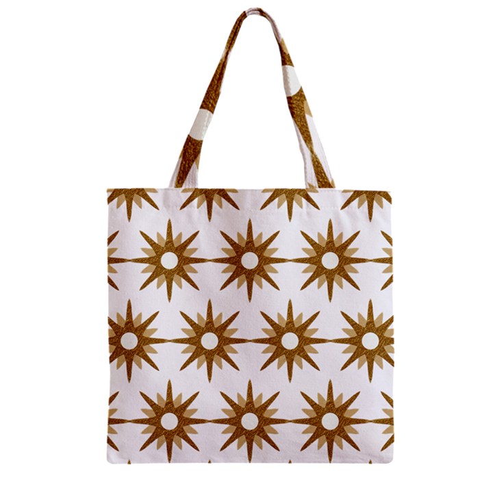 Seamless Repeating Tiling Tileable Zipper Grocery Tote Bag