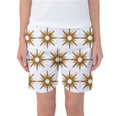 Seamless Repeating Tiling Tileable Women s Basketball Shorts