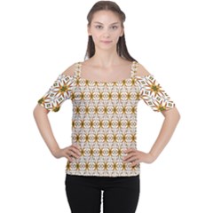 Seamless Wallpaper Background Women s Cutout Shoulder Tee