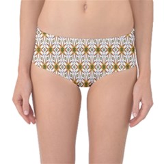 Seamless Wallpaper Background Mid-waist Bikini Bottoms