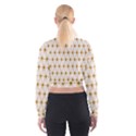 Seamless Wallpaper Background Women s Cropped Sweatshirt View2