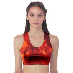 Star Clusters Rosette Nebula Star Sports Bra by Amaryn4rt