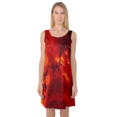 Star Clusters Rosette Nebula Star Sleeveless Satin Nightdress by Amaryn4rt