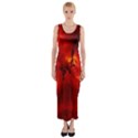 Star Clusters Rosette Nebula Star Fitted Maxi Dress View1