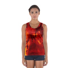 Star Clusters Rosette Nebula Star Women s Sport Tank Top 