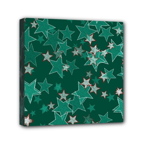 Star Seamless Tile Background Abstract Mini Canvas 6  X 6 