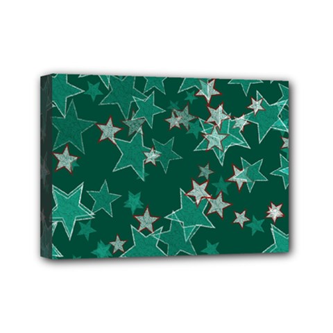 Star Seamless Tile Background Abstract Mini Canvas 7  X 5 