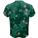 Star Seamless Tile Background Abstract Men s Cotton Tee View2