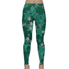 Star Seamless Tile Background Abstract Classic Yoga Leggings