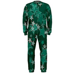 Star Seamless Tile Background Abstract Onepiece Jumpsuit (men) 