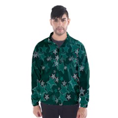 Star Seamless Tile Background Abstract Wind Breaker (men)