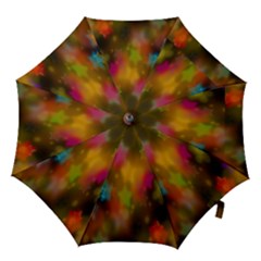 Star Background Texture Pattern Hook Handle Umbrellas (large)