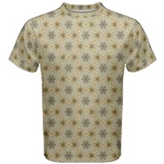 Star Basket Pattern Basket Pattern Men s Cotton Tee