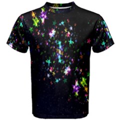 Star Structure Many Repetition Men s Cotton Tee