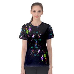 Star Structure Many Repetition Women s Sport Mesh Tee