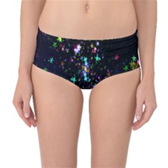 Star Structure Many Repetition Mid-waist Bikini Bottoms by Amaryn4rt