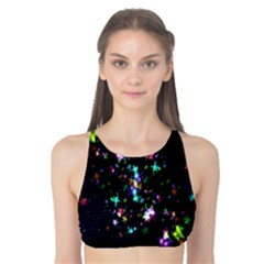 Star Structure Many Repetition Tank Bikini Top