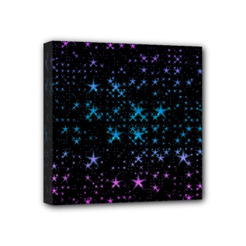 Stars Pattern Seamless Design Mini Canvas 4  X 4 