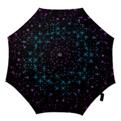 Stars Pattern Seamless Design Hook Handle Umbrellas (small) by Amaryn4rt