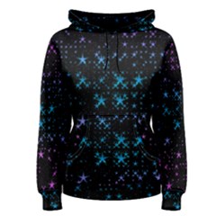 Stars Pattern Seamless Design Women s Pullover Hoodie