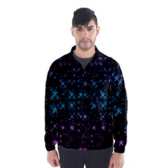 Stars Pattern Seamless Design Wind Breaker (men) by Amaryn4rt