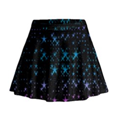 Stars Pattern Seamless Design Mini Flare Skirt