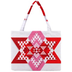 Valentine Heart Love Pattern Mini Tote Bag