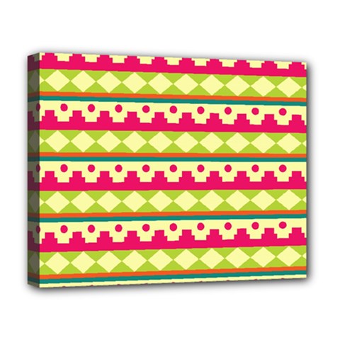 Tribal Pattern Background Deluxe Canvas 20  X 16  