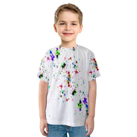 Star Structure Many Repetition Kids  Sport Mesh Tee by Amaryn4rt