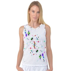 Star Structure Many Repetition Women s Basketball Tank Top by Amaryn4rt