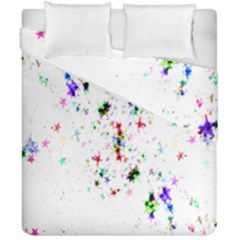 Star Structure Many Repetition Duvet Cover Double Side (california King Size)