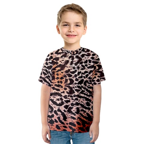 Tiger Motif Animal Kids  Sport Mesh Tee by Amaryn4rt